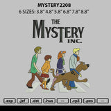 Mystery2208 Embroidery File 6 sizes