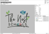 The Nest Embroidery File 6 sizes