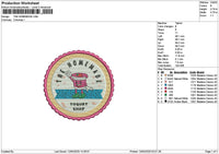 Homemadetext Embroidery File 6 sizes