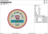 Homemadetext Embroidery File 6 sizes