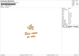 Bird Outline 01 Embroidery File 6 sizes