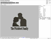 The Pitchford Family bEmbroidery File 4 size