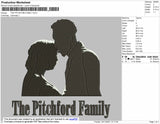 The Pitchford Family bEmbroidery File 4 size