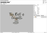 The Rest Embroidery File 5 sizes