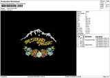 Soundtext 01 Embroidery File 6 sizes