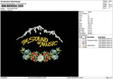Soundtext 01 Embroidery File 6 sizes