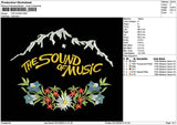 Soundtext 01 Embroidery File 6 sizes
