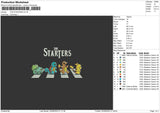 The Starters Embroidery File 4 sizes