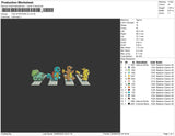 The Starters V2 Embroidery File 5 sizes