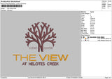 Viewtext Embroidery File 6 sizes