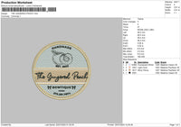 Gingered Circle Embroidery File 6 sizes