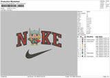 Nike Thor Chibi Embroidery File 6 sizes