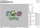 Three Poke V2 Embroidery File 6 sizes