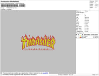 Thr4sher Magazine Embroidery File 4 size