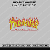 Thr4sher Magazine Embroidery File 4 size