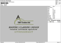 Thstext Embroidery File 6 sizes