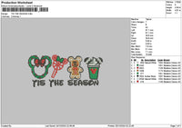 Mickey 2512a Embroidery File 6 sizes