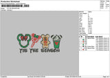 Mickey 2512a Embroidery File 6 sizes