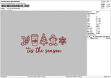 Seasontext 0311 Embroidery File 6 sizes