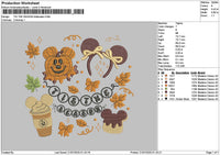 Mickeyhalloween 2107 Embroidery File 6 sizes