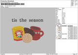 Seasontext V002 Embroidery File 6 sizes