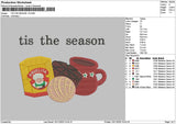 Seasontext V002 Embroidery File 6 sizes