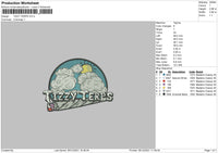 Tizzy Treps Embroidery File 4 Size