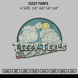 Tizzy Treps Embroidery File 4 Size