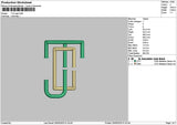 Tjctext Embroidery File 6 sizes