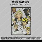 Tokyo Revengers Embroidery File 4 size