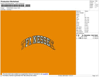 Tennessee Embroidery File 10 size