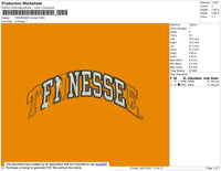 Tennessee Embroidery File 10 size