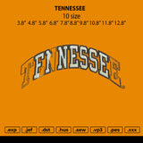 Tennessee Embroidery File 10 size