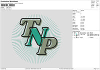 Tnp Embroidery File 6 sizes