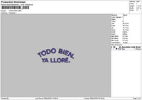 Todotext Embroidery File 6 sizes