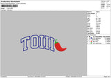 Toiii Papper Embroidery File 6 sizes