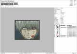 Tokyo Ghoul Embroidery File 4 Size