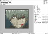 Tokyo Ghoul Embroidery File 4 Size