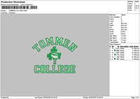 Tommentext Embroidery File 6 sizes