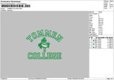 Tommentext Embroidery File 6 sizes
