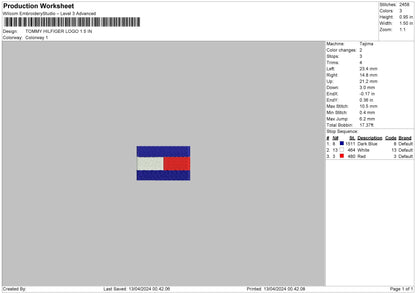 Tommysquare Embroidery File 6 sizes