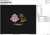 Toronto FC Embroidery File 5 sizes