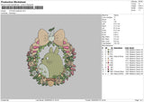 Totoro Butterfly Emboidery File 6 sizes