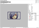 Touka Kirishima Embroidery File 5 sizes