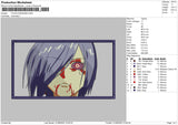 Touka Kirishima Embroidery File 5 sizes