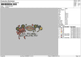 Matertext 3108 Embroidery File 6 sizes