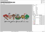 Toy Characters Embroidery Machine Design File 6 sizes