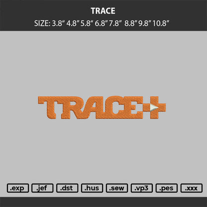 TRACE Embroidery Machine Design Files
