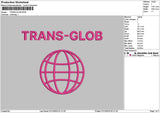Transtext Embroidery File 6 sizes