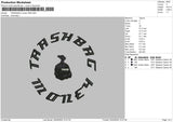 Trashbag Circle Embroidery File 6 sizes